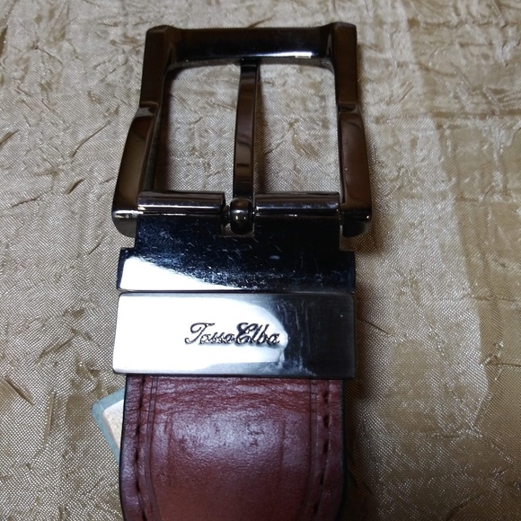❗SALE ❗NWT Tassa Elba Reversible Leather Belt 38 - Picture 5 of 5